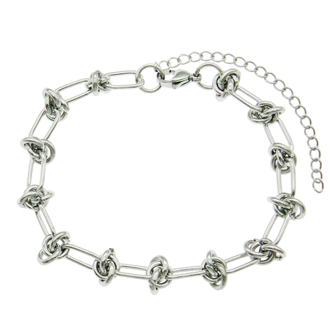 Hiphop Minimalistische IJzeren Ketting Armband En Ketting Voor Heren Dames Zilver Punk Gesplitste Geometrische Sieraden Cadeau
