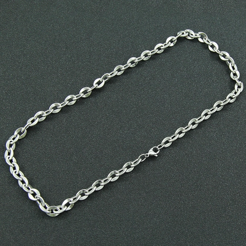 Stainless Steel Minimalist O-Chain Necklace Unisex Punk Streetwear Jewelry Necklace Bracelet For Party Daily Accessory