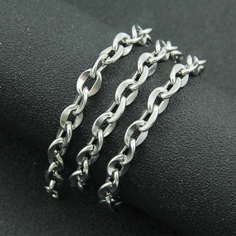 Collana E Bracciale In Acciaio Al Titanio Unisex Catena A O Minimalista Argento Hip Hop Streetwear Gioielli Catena Clavicola
