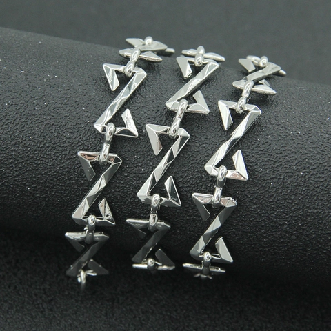 Punk Creative Letter Z Alloy Necklace Unisex Trendy Ins Geometric Cuban Link Chain Bracelet Silver Color Jewelry Accessories