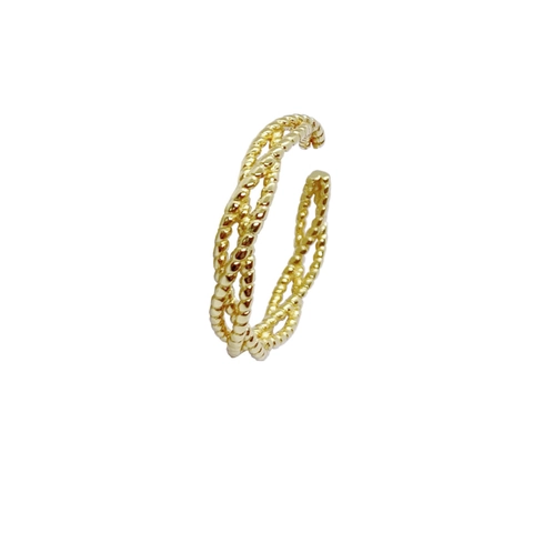 S925 Sterlingsilber Seilring Offen Mode Gedreht Gewebt Verstellbarer Fingerring Minimalistischer Schmuck Geschenk Für Damen Herren