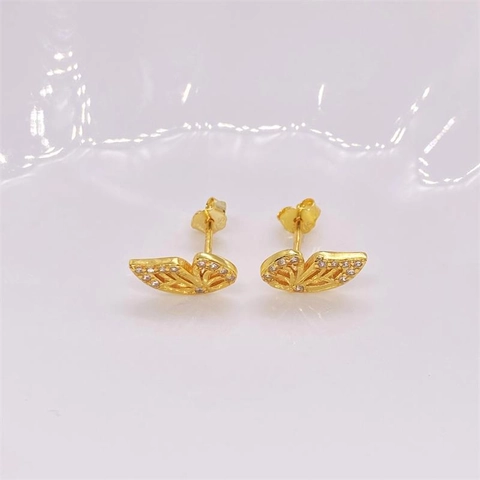 925 Sterling Zilver Vlinder Vleugel Oorknopjes Ingelegde Strass Voor Vrouwen Elegant Minimalistisch Dier Stijl Sieraden Cadeau