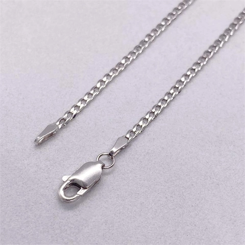 925 Sterlingsilber Panzerkette Halskette Für Herren Damen Minimalistische Sechseckige Gliederkette Unisex Hip Hop Schmuck