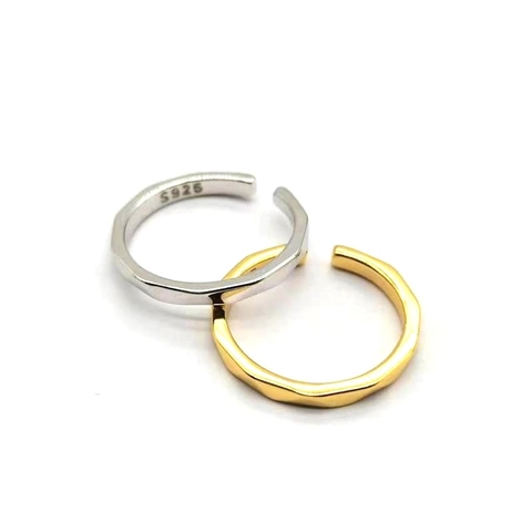 S925 Sterling Silver Rhombus Open Toe Ring Adjustable Geometric Minimalist Sexy Foot Jewelry For Women Girls Accessories