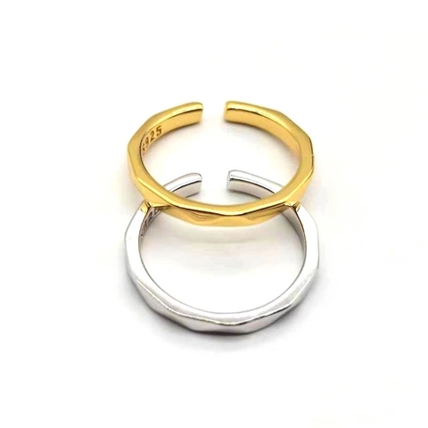 S925 Sterling Silver Rhombus Open Toe Ring Adjustable Geometric Minimalist Sexy Foot Jewelry For Women Girls Accessories