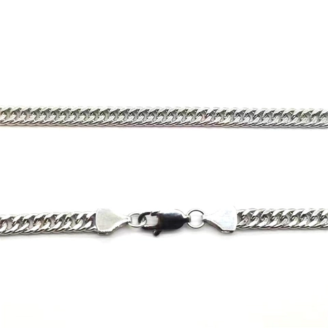 925 Sterlingsilber Panzerkette Halskette Für Herren Mode Hip Hop Cuban Link Halskette Polierter Metallschmuck Geschenk Für Ihn