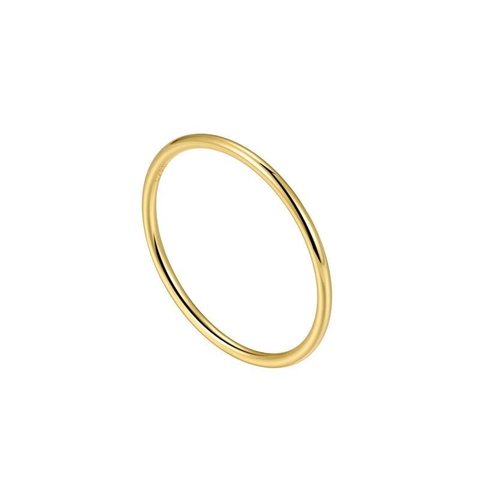 925 Sterling Silver Minimalist Ring For Women Thin Smooth Polished Band Ring Simple Geometric Stackable Fashion Jewelry Finger Ring