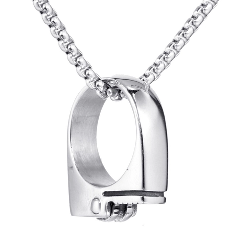 Punk Stainless Steel Lighter Pendant Necklace For Men Cool Industrial Style Box Chain Streetwear Hip Hop Jewelry