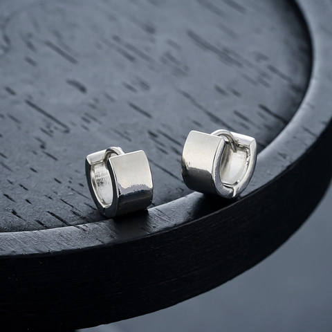 Orecchini a Cerchio Larghi in Rame Minimalisti Clip per Orecchie Huggie Geometrici Oro Argento Galvanizzato Accessori per Gioielli Unisex