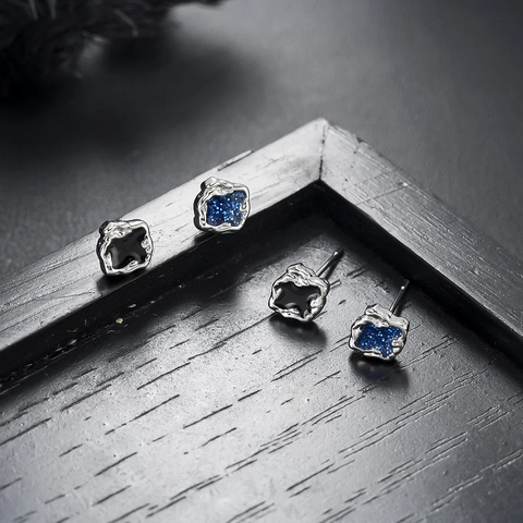 Minimalistische Onregelmatige Lava Koper Druppelolie Oorbellen Magnetische Niet Geperste Clip On Oorknopjes Voor Mannen Vrouwen Sieraden