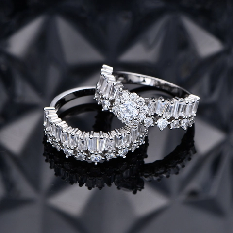 S925 Sterling Silver Snowflake Zirconia Stackable Ring For Women Irregular Elegant Luxury Wedding Finger Jewelry Gift Silver Color