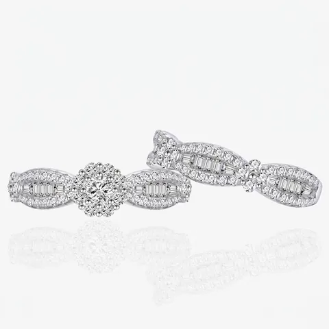 Exquisite Snowflake 925 Sterling Silver Ring For Women Zirconia Micro-set Flower Stacking Ring Luxurious Wedding Jewelry