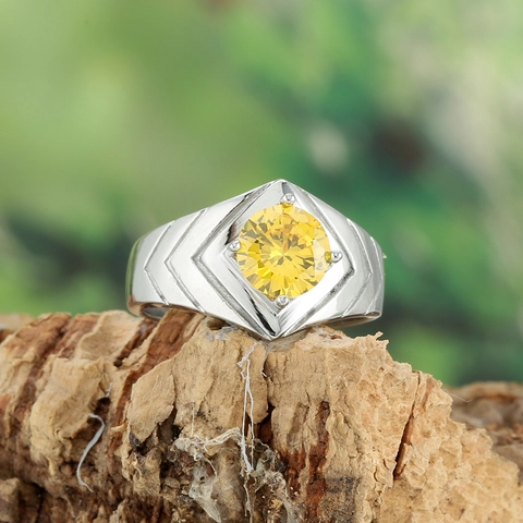 Anillo de Banda Clásico de Acero Inoxidable con Strass para Hombre y Mujer Minimalista Tallado en V Geométrico Pulido Anillo de Boda Joyería