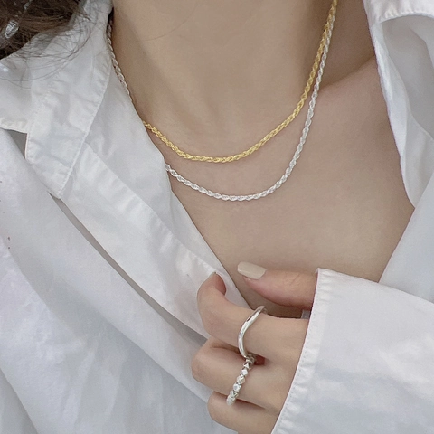 Anello Aperto Aerodinamico Irregolare in Argento Sterling S925 per Donna Anello Regolabile Lucido a Onda Minimalista Gioielli di Moda