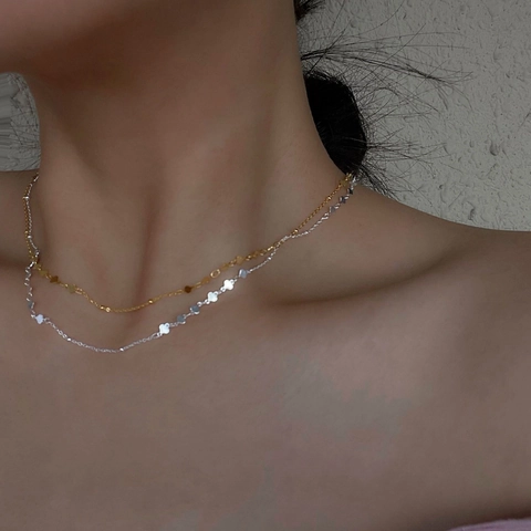 S925 Sterling Silver Heart Bead Pendant Necklace For Women Minimalist Shimmering Gold Silver Plated Choker Jewelry Gift