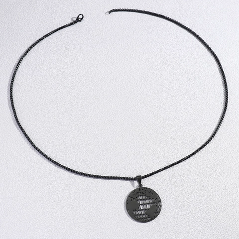 Collar De Mapa Del Mundo Tierra Calado De Acero Inoxidable Minimalista Elegante Cadena De Caja Joyería De Moda Para Hombre Mujer