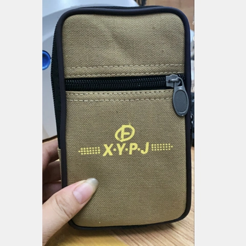 Men Vintage Canvas Waist Bag Belt Loop Mobile Phone Pouch Outdoor Utility Wallet Durable Travel Coin Purse Multi-Functional