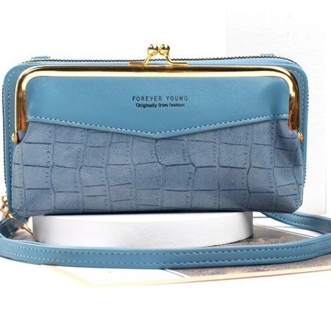 Sac de Téléphone Portable en Cuir PU pour Femmes Motif Crocodile Fermoir en Métal Sac Bandoulière Minimaliste Mini Sac à Épaule