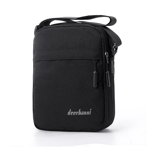 Borsa a Tracolla da Uomo Minimalista Urbana Leggera in Pelle PU Impermeabile Monospalla per Viaggi All'aperto e Uso Quotidiano