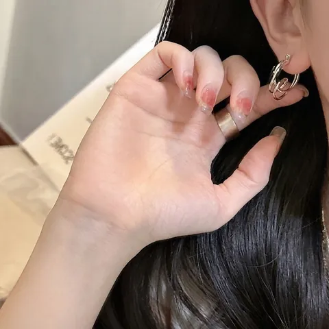 925 Sterlingsilber Knoten Ohrringe Für Damen Nische Design Verflochtene Linien Simple Minimalistisch Geometrisch Schmuck