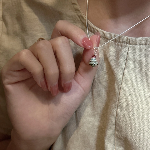 S925 Sterling Silver Saturn Necklace For Women Hand Wrapped Natural Stone Pendant Personalized Clavicle Snake Chain Jewelry