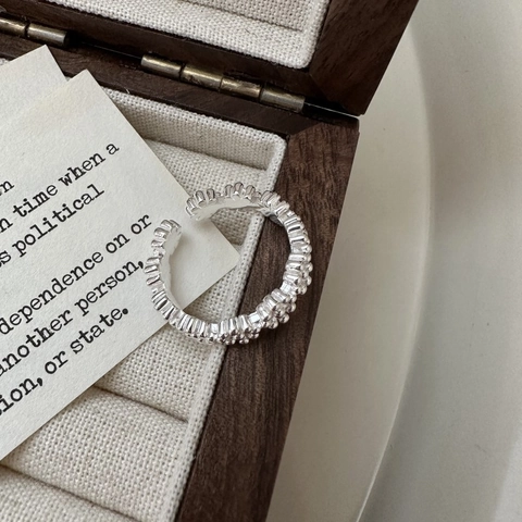 S925 Sterlingsilber Blume Offener Ring Für Damen Minimalistisch Vintage Verstellbar Gänseblümchen Floral Fingerring Schmuck