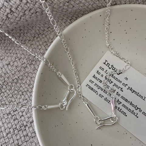 Minimalist 925 Sterling Silver Figaro Chain Necklace For Women Vintage S-Hook Clasp Clavicle Chain Fashion Jewelry