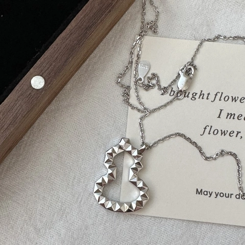 925 Sterlingsilber Kalebasse Anhänger Halskette CNC Facettierte Hohle Wu Lou Geometrische Kette Für Damen Chic Schmuck Geschenk