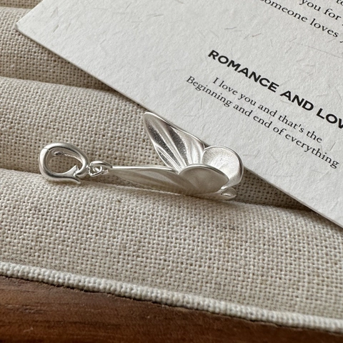 Minimalist 925 Sterling Silver Butterfly Pendant Necklace For Women Retro Matte Finish Animal Shape Jewelry Clavicle Chain Accessory