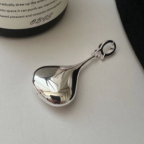 925 Sterlingsilber Tränen Anhänger Für Damen Minimalistisch Spiegelpoliert Wassertropfen Halskette Zubehör Nischendesign Schmuck