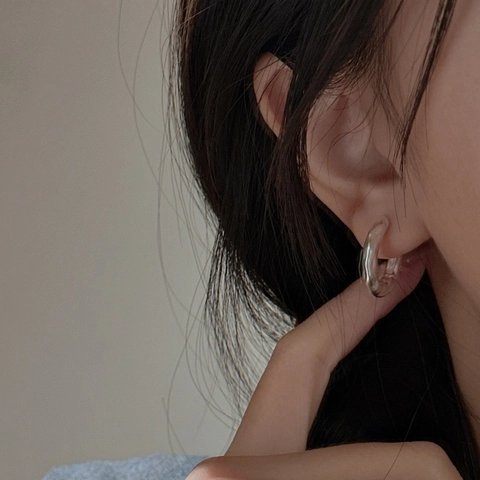 925 Sterlingsilber Unregelmäßige Lava Textur Ohrringe Für Damen Minimalistische Mattierte Ovale Ohrstecker Koreanische Mode Schmuck Geschenk