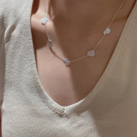 Collana con Ciondolo a Zucca in Argento Sterling 925 Retro Light Luxury Flash CNC Strass Catena da Clavicola per Gioielli Donna