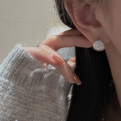 925 Sterling Silver Star Stud Earrings For Women Minimalist Retro Brushed Geometric Hexagram Rhinestone Jewelry Gift