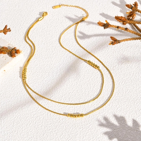 Minimalistische Edelstahl Titanstahl Halskette Für Damen Gold Zirkonia Geometrische Muschel Herz Quasten Anhänger Halskette