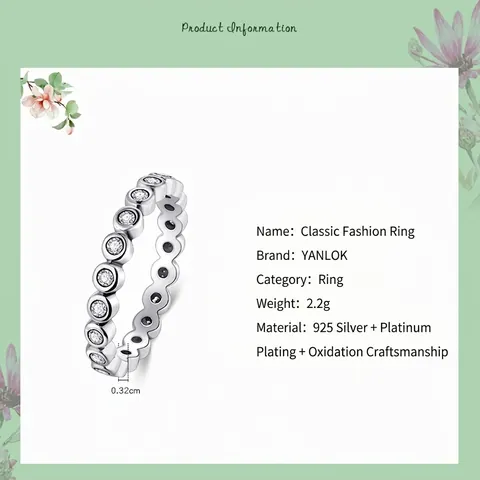 925 Sterlingsilber Zirkonia Eternity Ring Für Damen Einfach Stapelbar Geometrisch Lünettenfassung Bandring Mode Schmuck Geschenk