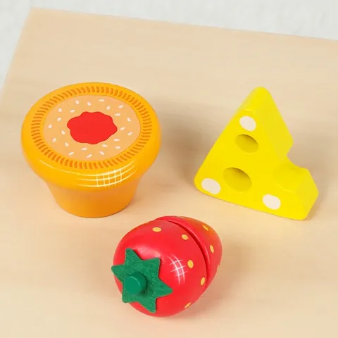 Giocattolo Per Tagliare Frutta E Verdura In Simulazione Di Legno Montessori Per Bambini Educazione Precoce Cucina Gioco Di Ruolo