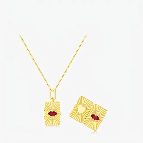 925 Sterling Silber Gold Medaillon Halskette Für Damen Französisches Retro Öffnender Liebesbrief Anhänger Mit Roter Zirkonia Schmuck