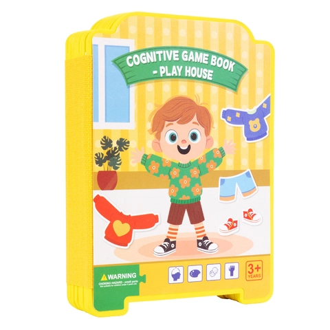 Libro Tranquillo Montessori in EVA per Bambini Gioco di Vestire Puzzle Educativi Libro delle Attività Apprendimento Regalo di Compleanno