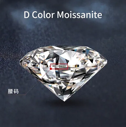 Excellent Cut D Color Moissanite Loose Stone Round Brilliant Cut Lab Created Diamond For DIY Jewelry Making Engagement Ring