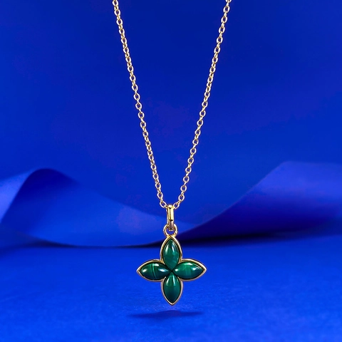 S925 Sterling Silver Four Leaf Clover Pendant Necklace For Women Artificial Pearl Rhinestone Inlaid Elegant Clavicle Chain Jewelry