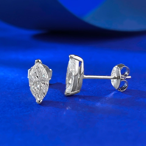 925 Sterlingsilber Marquise Ohrstecker Für Damen Kleine Marquise Schliff Strass Geometrische Elegante Pendler Schmuck Geschenk