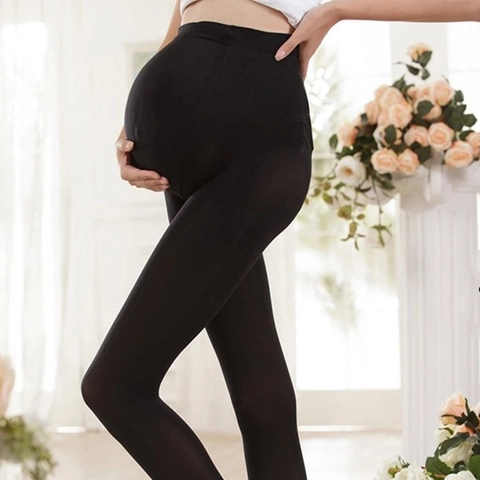 Zwangerschapspanty 320D Hoge Taille Buikondersteuning Leggings Voor Zwangere Vrouwen Verstelbare Panty Zwangerschapskousen