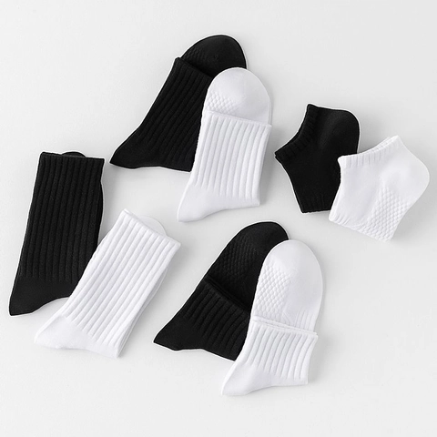 Herren Sportsocken Baumwolle Schweißabsorbierend Wadenhoch Crew Socken Gerippt Rutschfest Athletische Socken Für Gym Casual