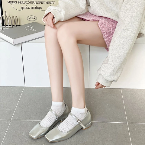 Women Cotton Pointelle Mesh No Show Socks Breathable Sweat Absorbent Low Cut Solid Color Casual Summer Thin Knitted Boat Socks