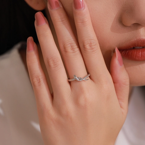 925 Sterlingsilber Schlange Ring Für Damen Verstellbarer Offener Fingerring Zirkonia Eingelegt Minimalistisch Tier Schmuck Geschenk