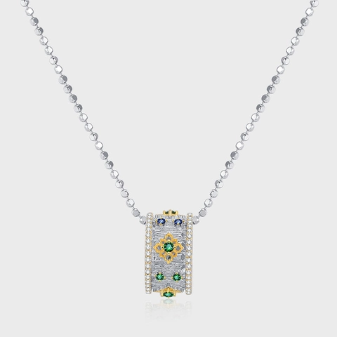 925 Sterling Zilver Klavertje Vier Hanger Halsketting Voor Vrouwen Vintage Luxe Strass Ingelegde Mode Sieraden Cadeau