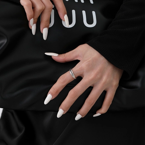 S925 Sterling Zilveren Kruisring Voor Dames Heren Minimalistisch Gevlochten Patroon Verstelbare Open Ring Mode Sieraden