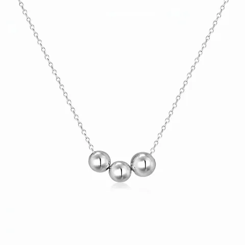 925 Sterlingsilber Halskette Für Damen Minimalistisch Runde Perlen Anhänger Schlüsselbeinkette 18K Vergoldet Eleganter Schmuck