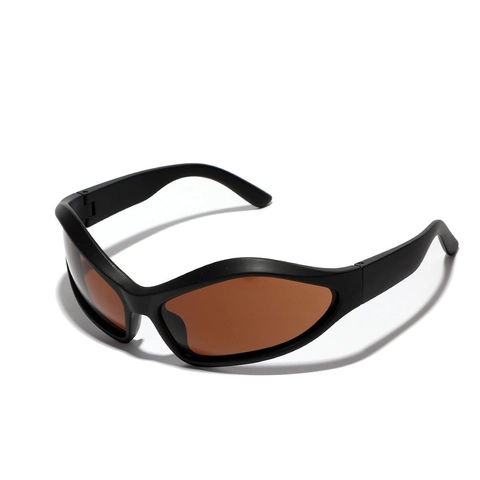 Y2K Sports Sunglasses For Men Women Wrap Around Irregular Frame UV400 Protection Cycling Trendy Fashion Eyewear Goggles