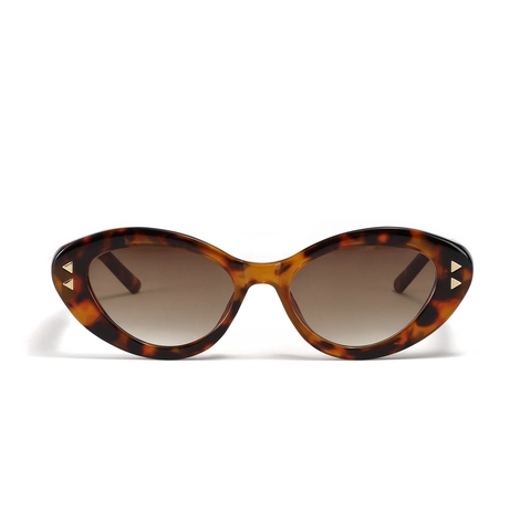Occhiali da Sole Trendy Occhio di Gatto per Uomo Donna Arredamento Retrò Borchie Montatura PC Lente AC Protezione UV400